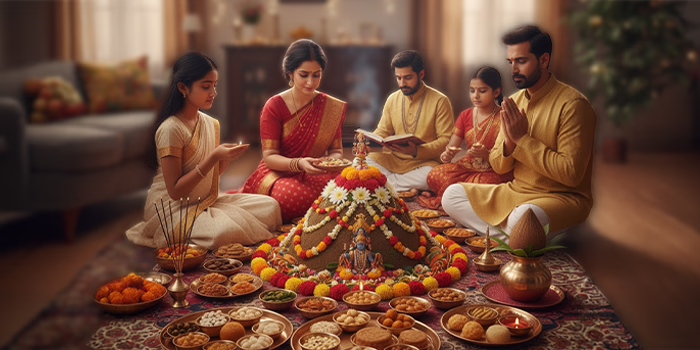 Annakut & Chappan Bhog Offering