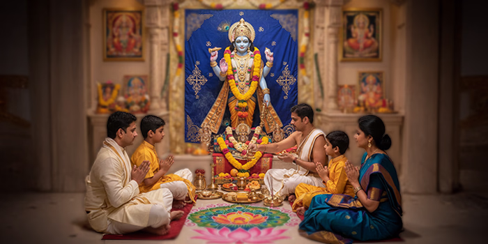 Auspicious Vishnu Blessing Ceremony