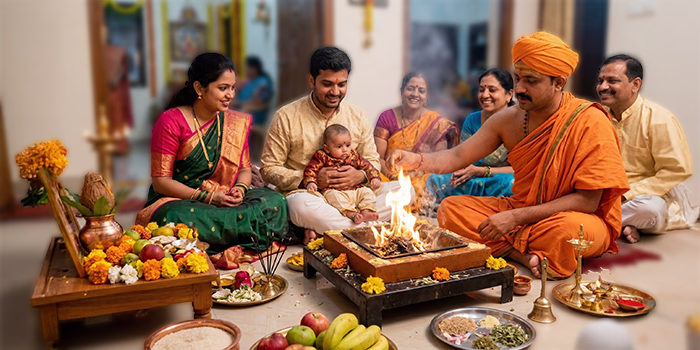 Namakaran Puja with Havan Ceremony