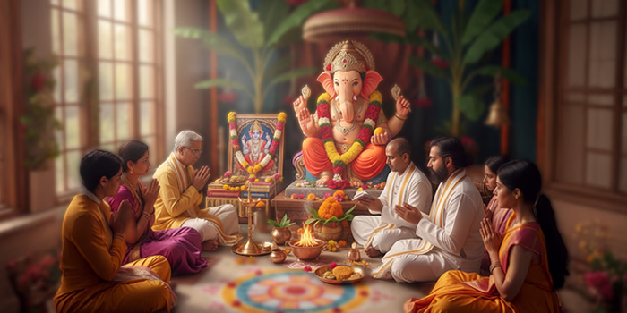 Satyanarayan Katha with Ganesh Utsav