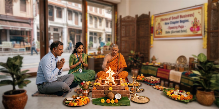 Small Business Opening Puja