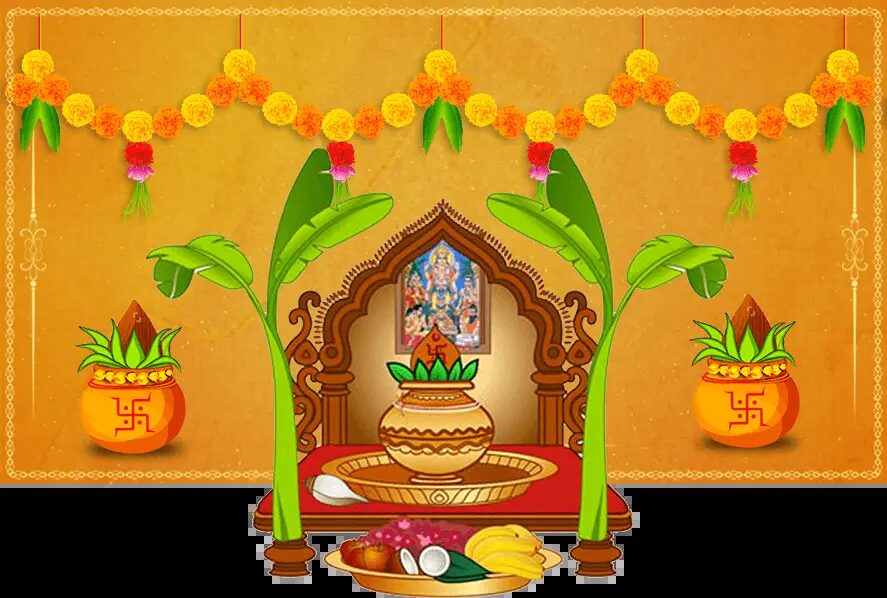 Invitation card for Satyanarayan pooja