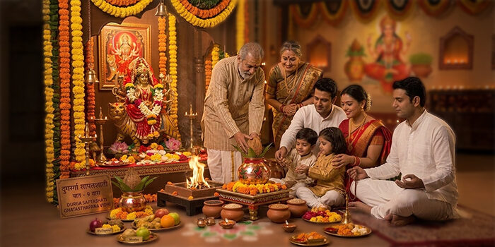 Ghatasthapana & Daily Puja Service