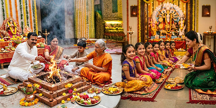 Maha Ashtami Havan & Kanya Pujan