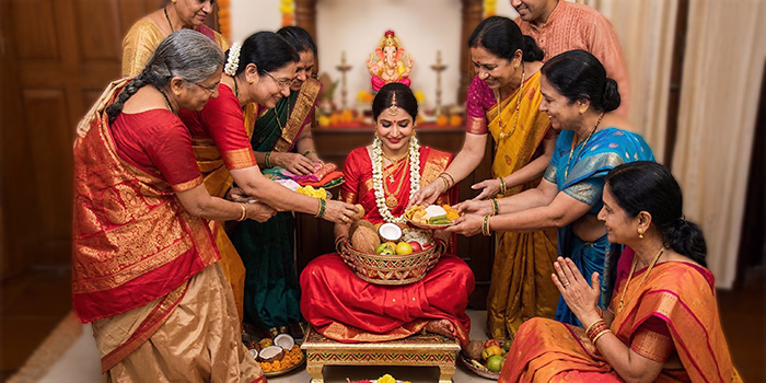 Khoro Bharyo (Lap Filling) Puja