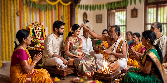 Vedic Simantonnayana Sanskar Ceremony