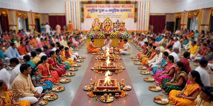 Family Welfare Samuhik Puja