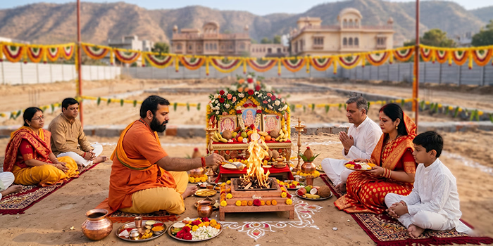 Bhoomi Vastu Puja (Plot Purification)