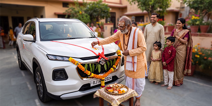 New Personal Vehicle Puja