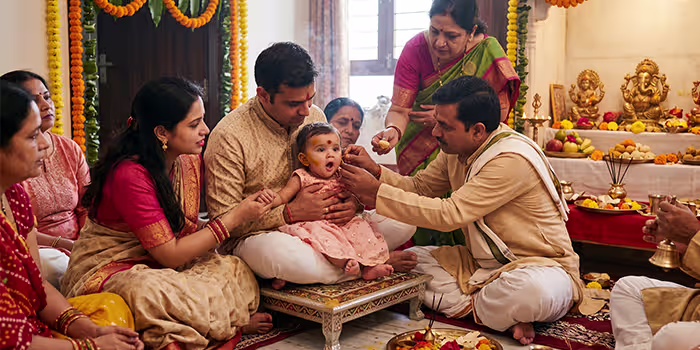Shishu Karnvedha Puja (Infant Ear Piercing)
