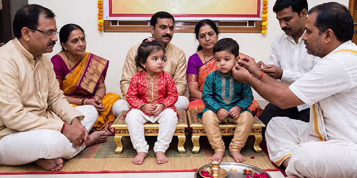 Yugma Karnvedha Puja (Twin/Sibling Ceremony)