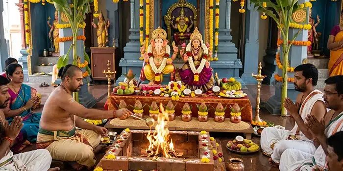 Gauri Ganesh Nava Karya Homam