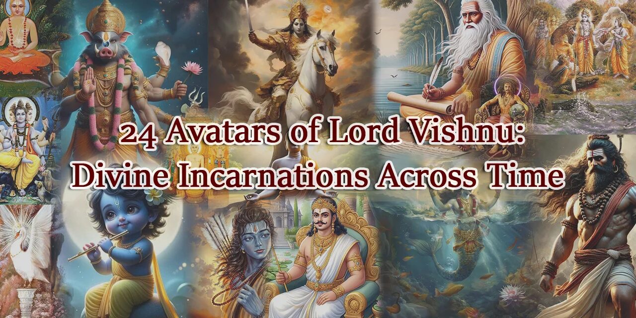 24 Avatars of Lord Vishnu