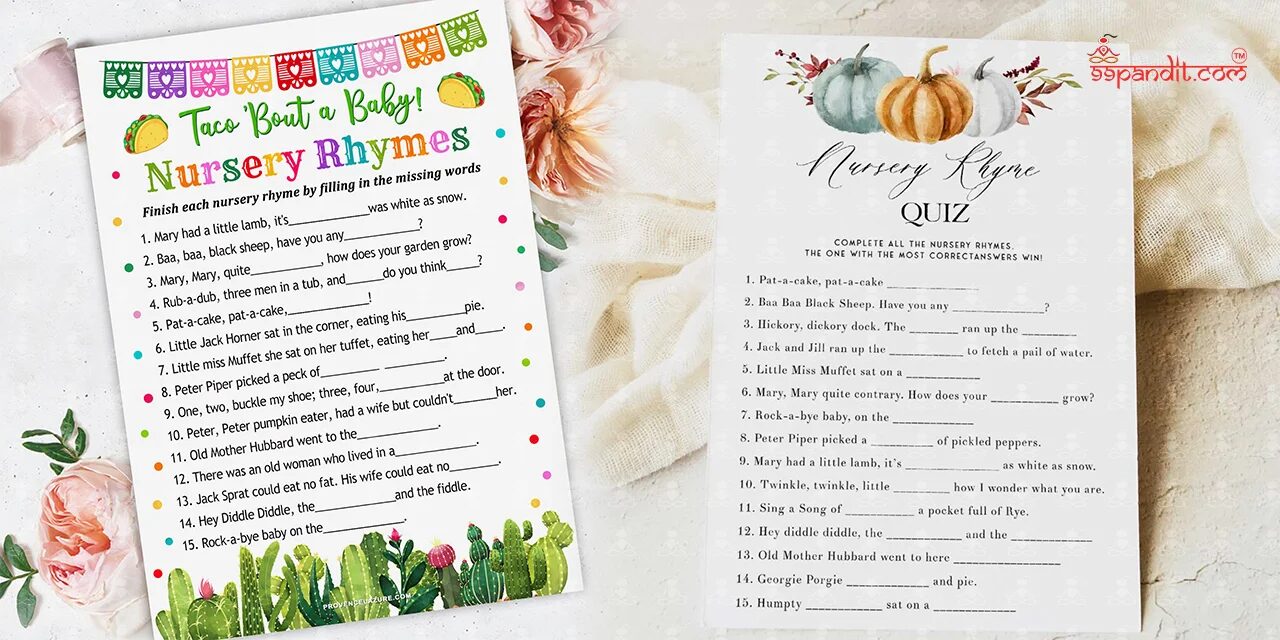 Baby Shower Games