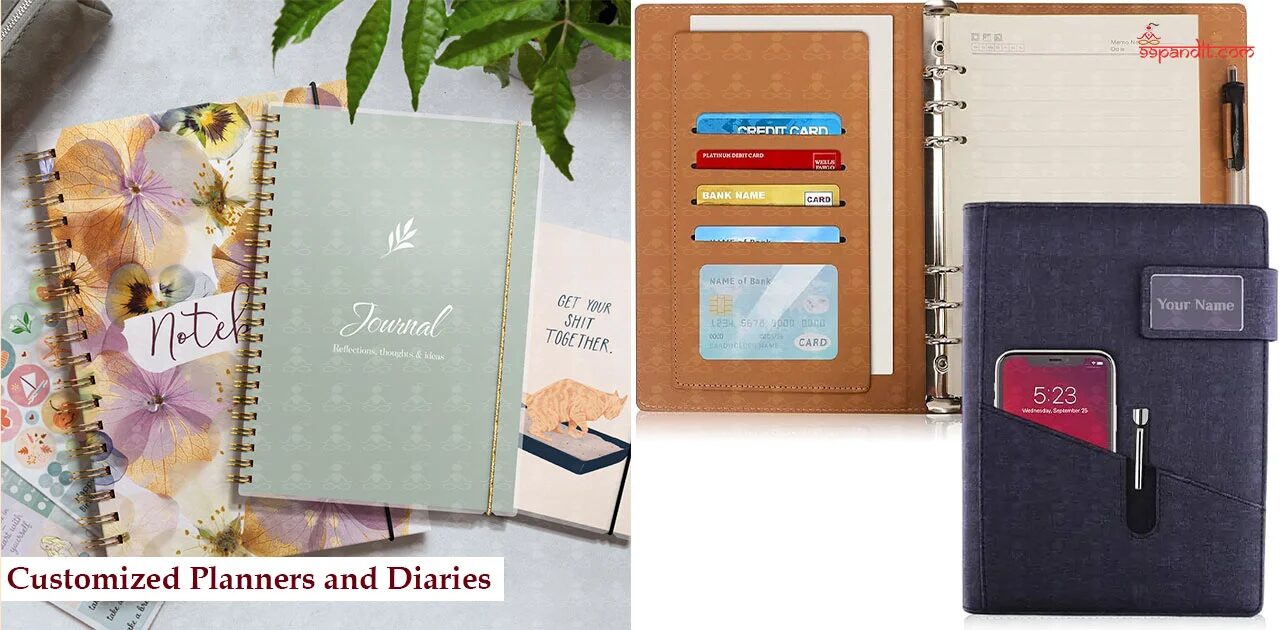 Customized Planners and Diaries Diwali Gifts for Employees