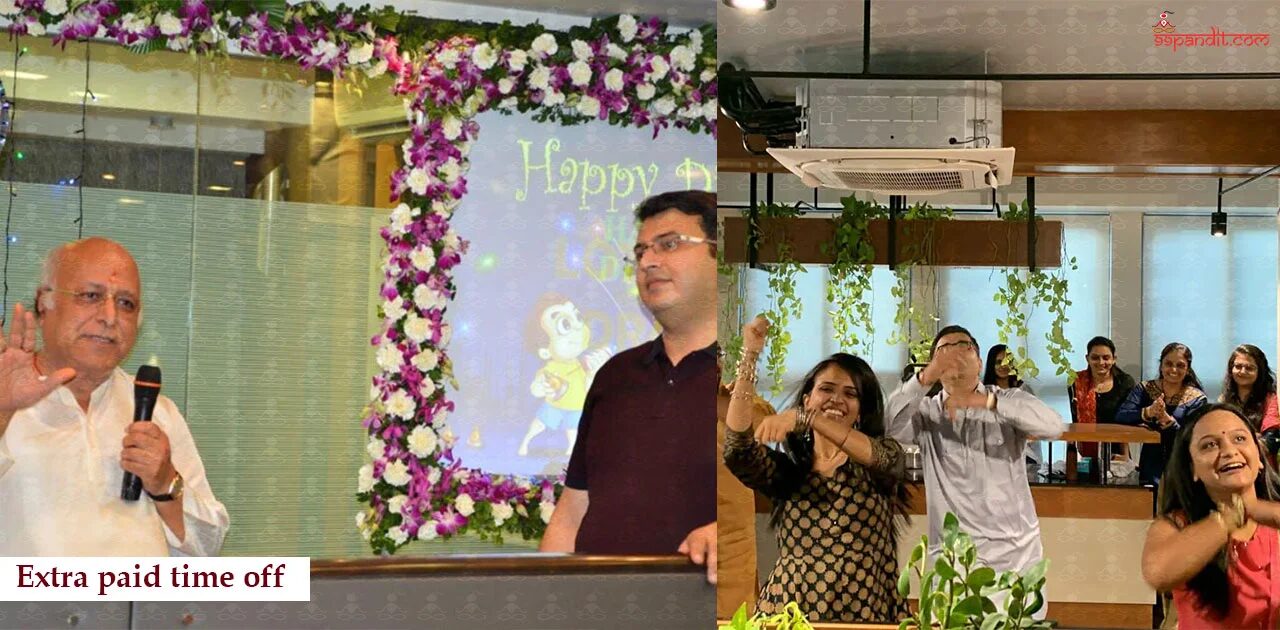 Extra Paid Time Off Diwali Gifts for Employees