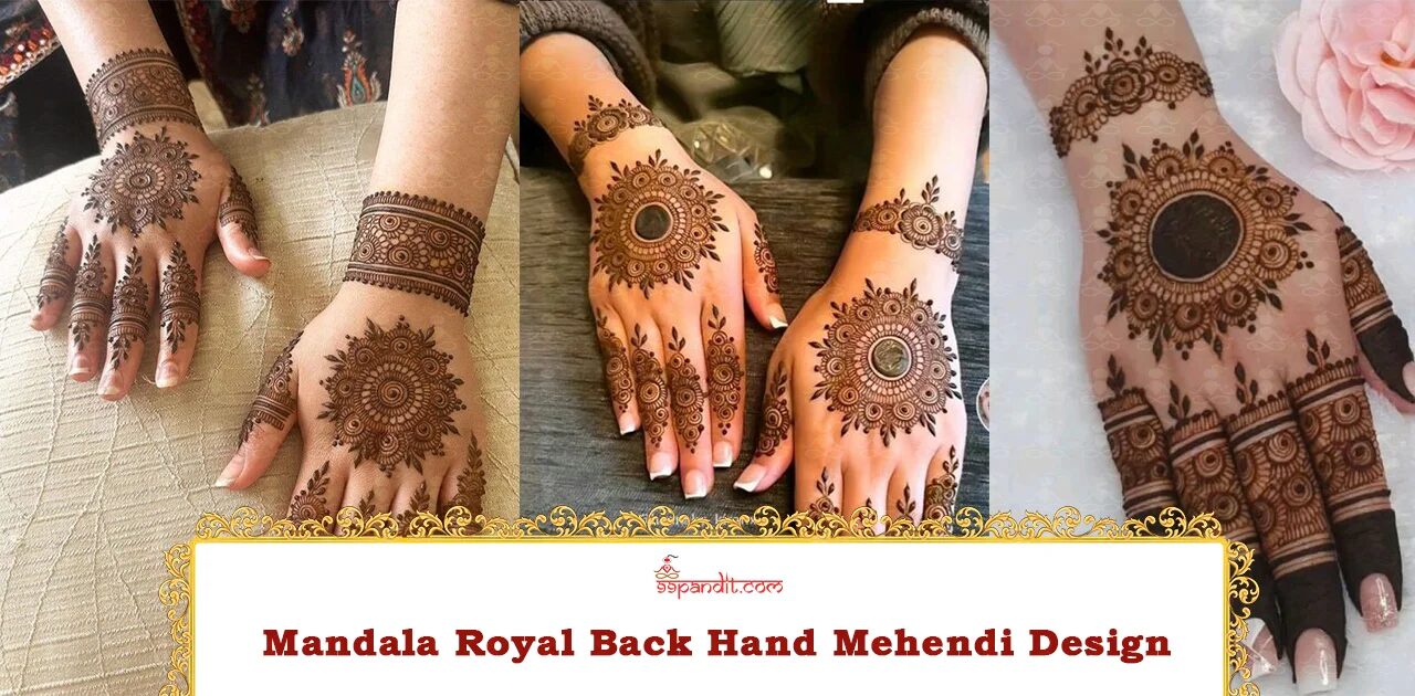 Mandala Royal Back Hand Mehndi Design Royal Back Hand Mehndi Design