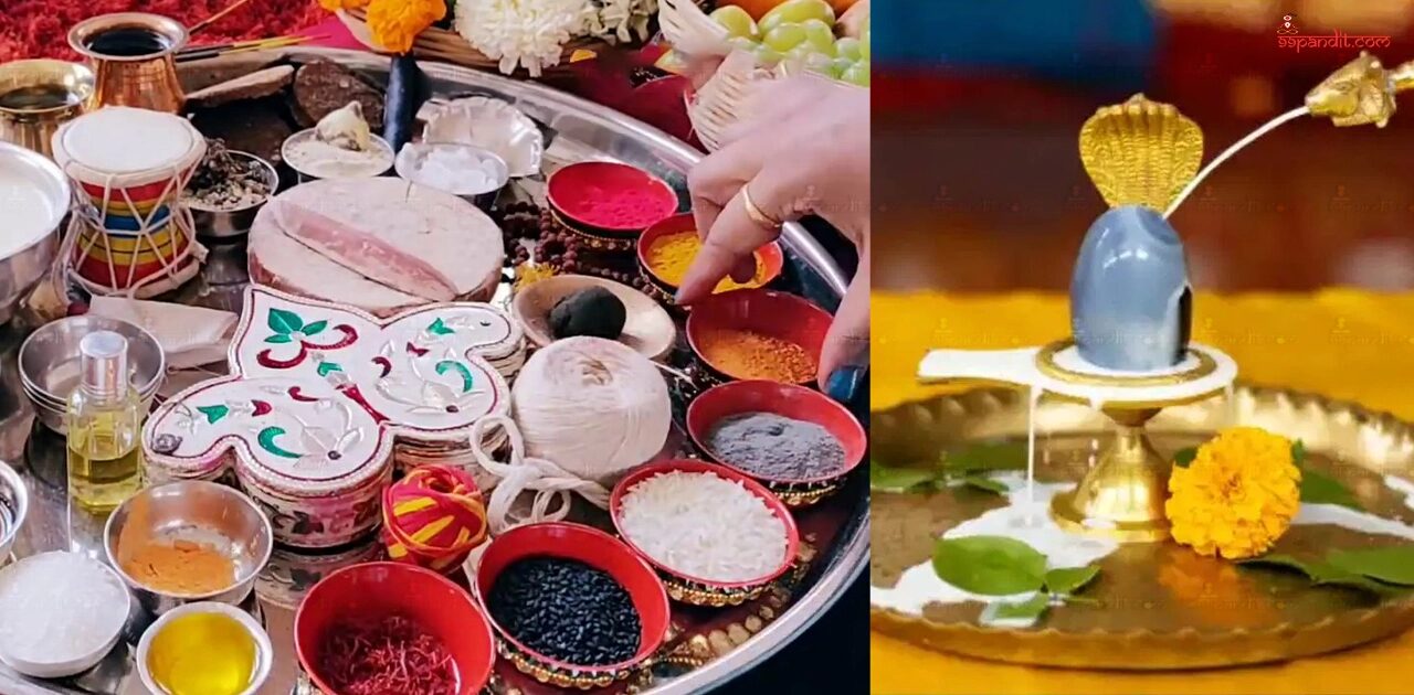 रुद्राभिषेक पूजन सामग्री