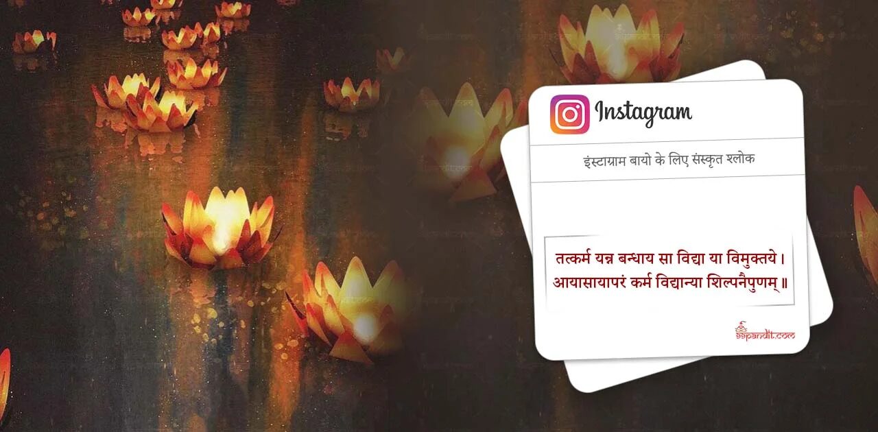 Best Sanskrit Bio for Instagram