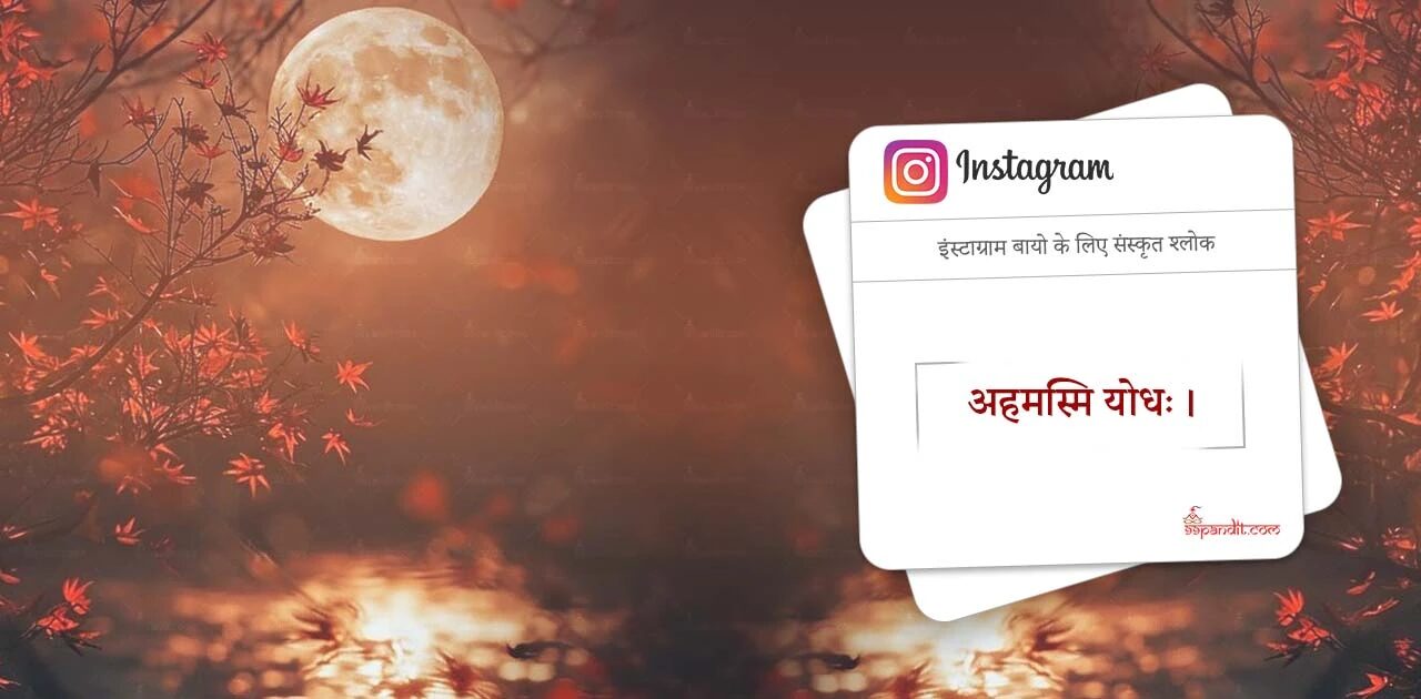 Warrior Sanskrit Bio for Instagram