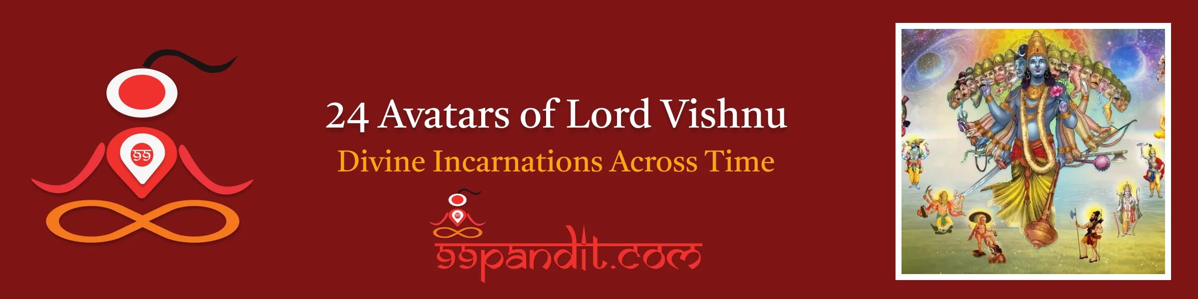 24 Avatars of Lord Vishnu