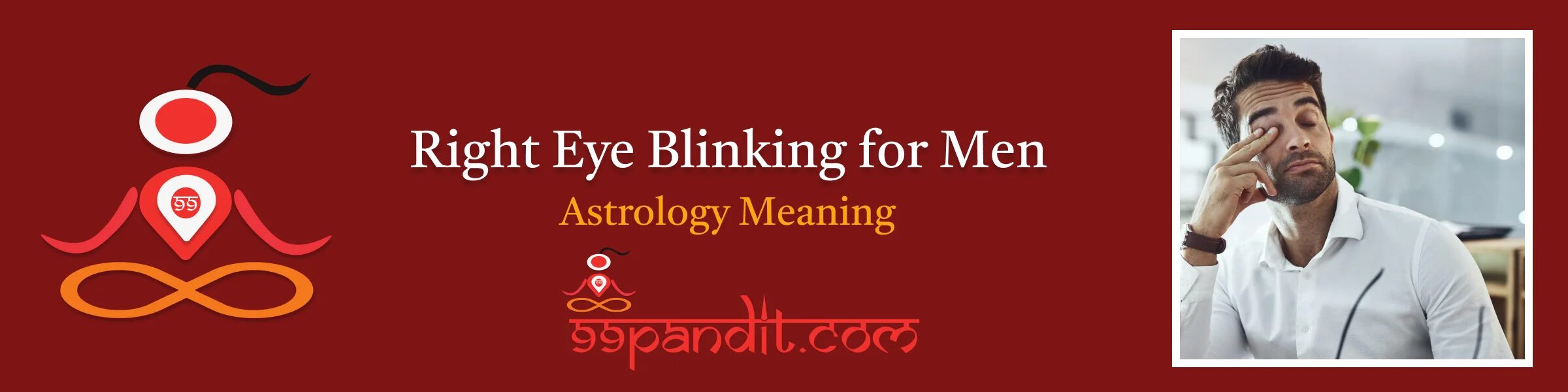 Right Eye Blinking for Men