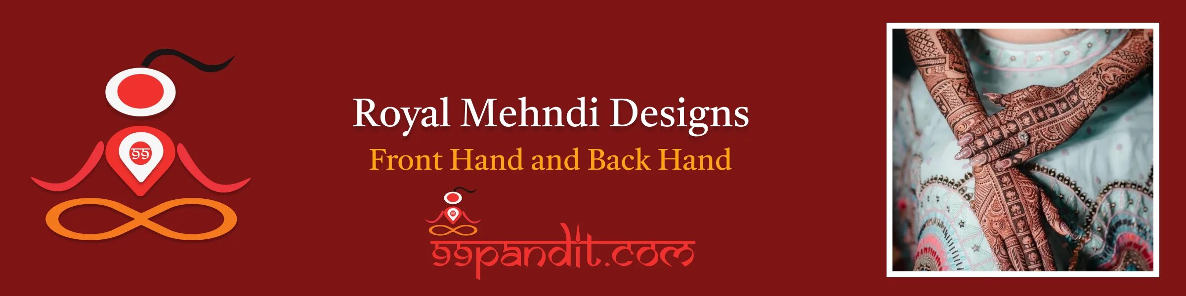 Royal Front Hand Mehndi Design