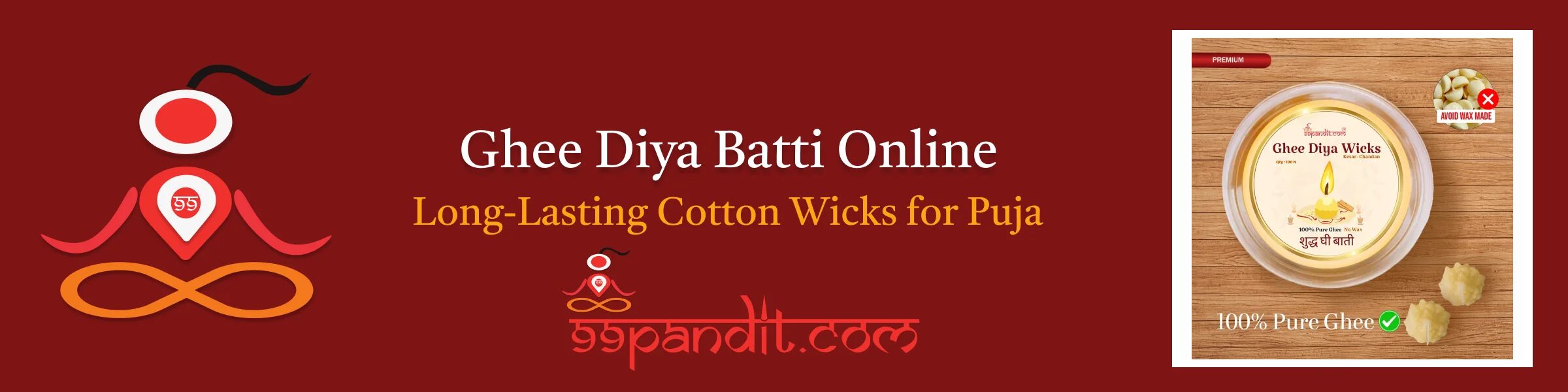 Ghee Diya Batti