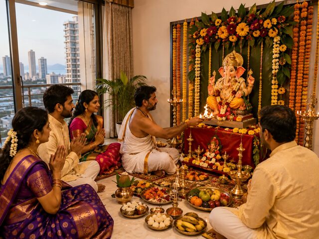 Ganesh Chaturthi Puja in Mumbai