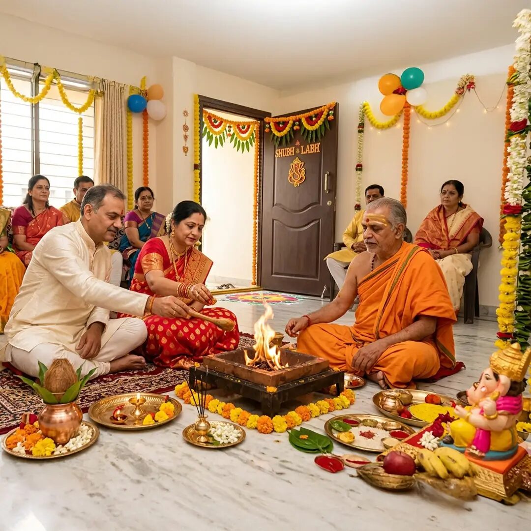 Book Pandit Ji Online for Griha Pravesh Puja in Mumbai
