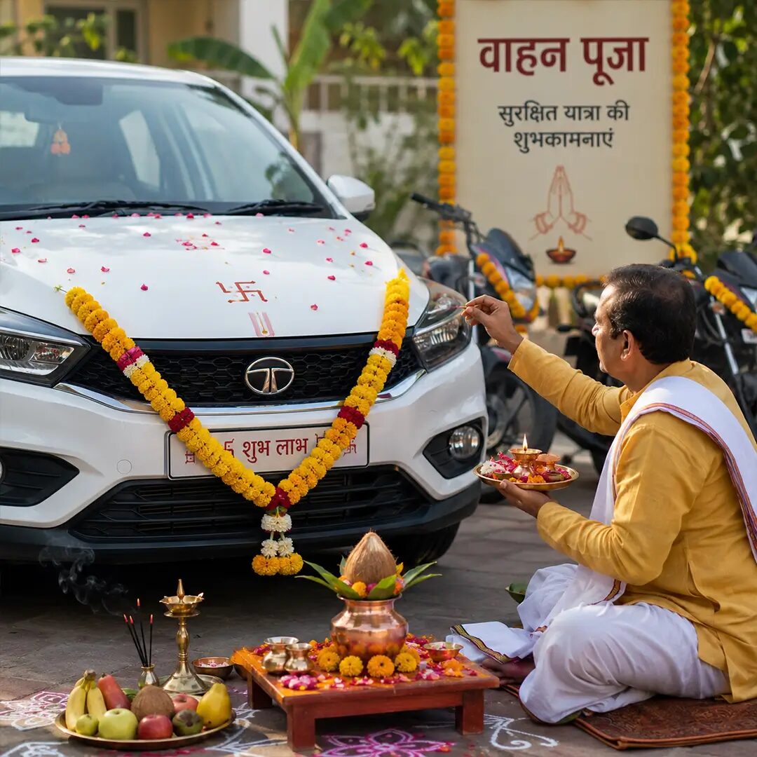 Vehicle Puja for New Car & Bike