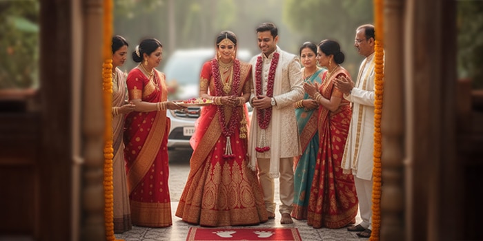 Post-Wedding Puja & Vidaai