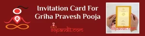 Housewarming Invitation Card: GruhaPravesam Invitation