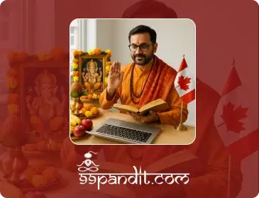 Need a Pandit in Canada? Book Online with 99Pandit from Anywhere-99pandit