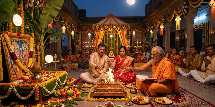 Full Traditional Purnima Udyapan Puja